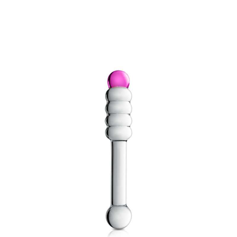 Intime-et-Sens Loveshop 89 Double Dong Gode Droit en Verre