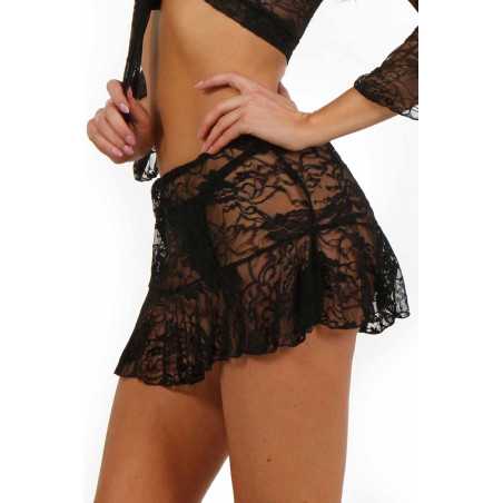 Intime-et-Sens Loveshop 89 Jupe Volant Dentelle