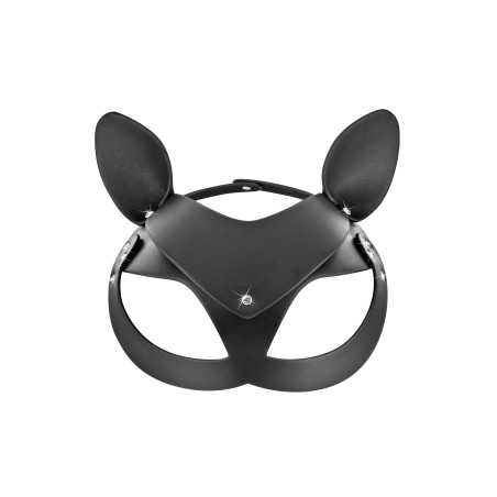 Intime-et-Sens Loveshop 89 Masque Noir Catwoman Simili Cuir