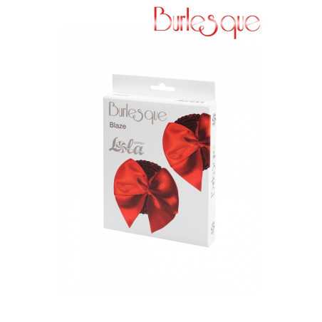 Intime-et-Sens Loveshop 89 Nipple Blaze Sequin Rouge et Noeud