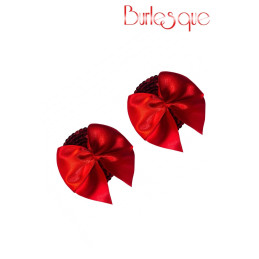 Intime-et-Sens Loveshop 89 Nipple Blaze Sequin Rouge et Noeud