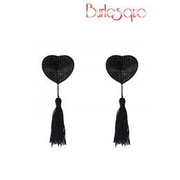 Intime-et-Sens Loveshop 89 Nipple Evans Coeur Noir à Pompon et