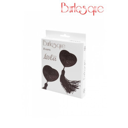 Intime-et-Sens Loveshop 89 Nipple Evans Coeur Noir à Pompon et