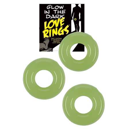 Intime-et-Sens Loveshop 89 Love Rings Fluo Anneau Glow In The