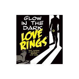 Intime-et-Sens Loveshop 89 Love Rings Fluo Anneau Glow In The