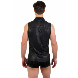 Intime-et-Sens Loveshop 89 Chemise Homme Effet Simili Cuir
