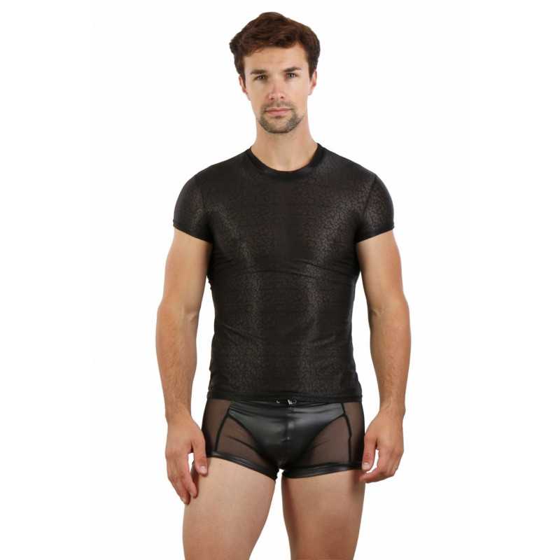 Intime-et-Sens Loveshop 89 T Shirt Noir Homme- Légèrement