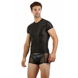 Intime-et-Sens Loveshop 89 T Shirt Noir Homme- Légèrement