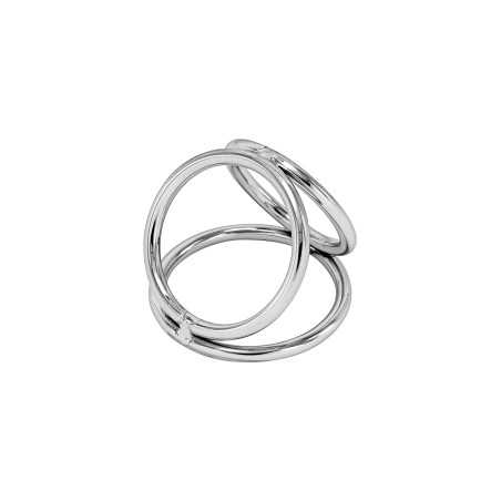 Intime-et-Sens Loveshop 89 Cockring Triple Ring 3 Anneaux Acier
