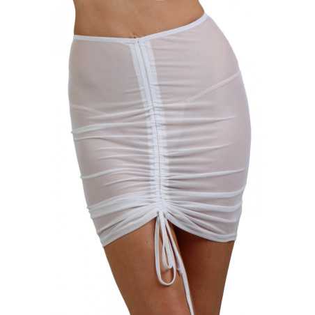 Intime-et-Sens Loveshop 89 Jupe Micro Résille Réglable Devant
