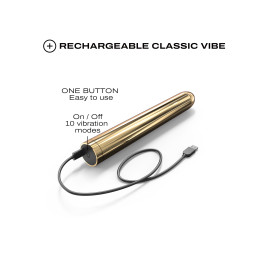 Intime-et-Sens Loveshop 89 Golden Boy 2.0 Vibromasseur Doré