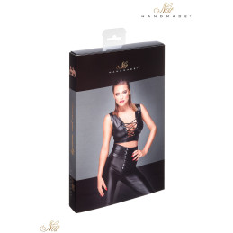 Intime-et-Sens Loveshop 89 Top wetlook lacé devant F155