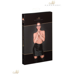 Intime-et-Sens Loveshop 89 Jupe moulante wetlook boutons