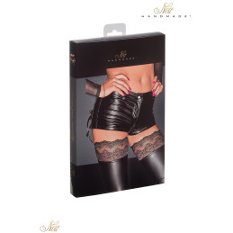 Intime-et-Sens Loveshop 89 Short wetlook zip entre jambes poche