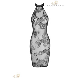 Intime-et-Sens Loveshop 89 Robe micro résille floquée velours