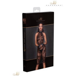 Intime-et-Sens Loveshop 89 Robe micro résille floquée velours