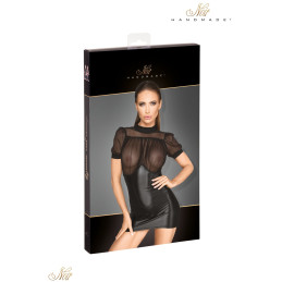 Intime-et-Sens Loveshop 89 Robe wetlook micro résille dos nu