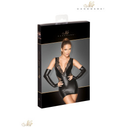 Intime-et-Sens Loveshop 89 Robe duo wetlook dentelle F212