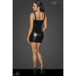Intime-et-Sens Loveshop 89 Robe wetlook bonnets dentelle Zip