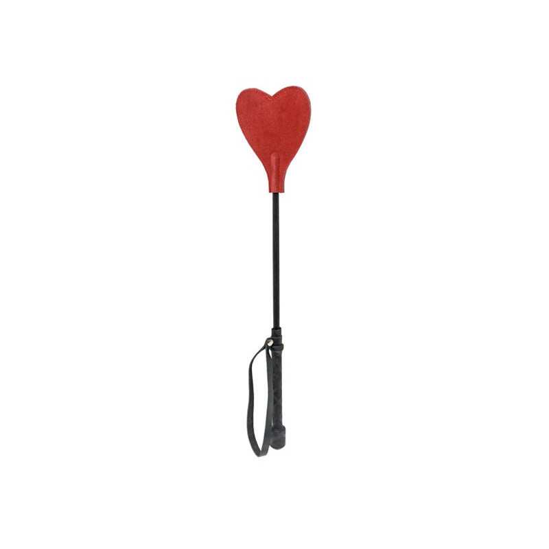 Intime-et-Sens Loveshop 89 Tapette Cuir & Daim Rouge