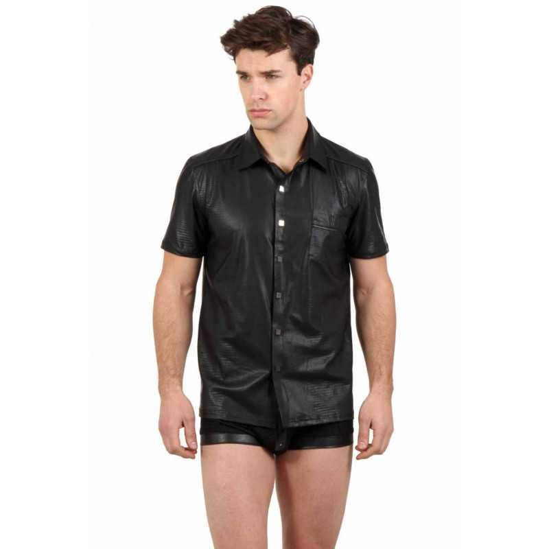Intime-et-Sens Loveshop 89 Chemise Homme bouton pression motif