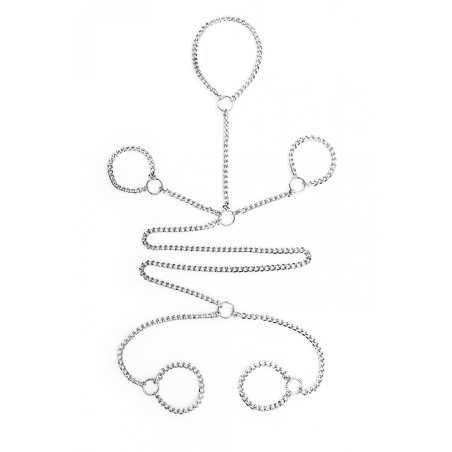 Intime-et-Sens Loveshop 89 Ensemble Chaine argentée collier