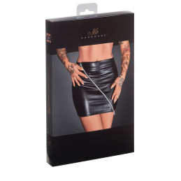 Intime-et-Sens Loveshop 89 Jupe effet cuir zip argenté va et