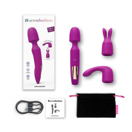 Intime-et-Sens Loveshop 89 R-Evolution Wand + 2 têtes