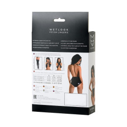 Intime-et-Sens Loveshop 89 Kiara Body wetlook noir et