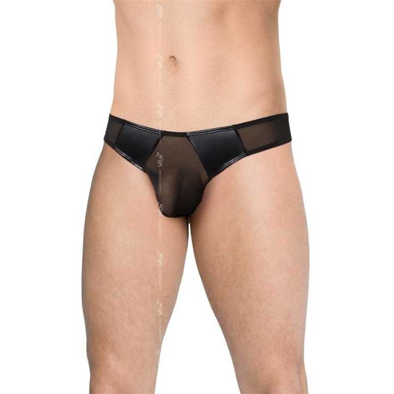 Intime-et-Sens Loveshop 89 Large String noir micro résille