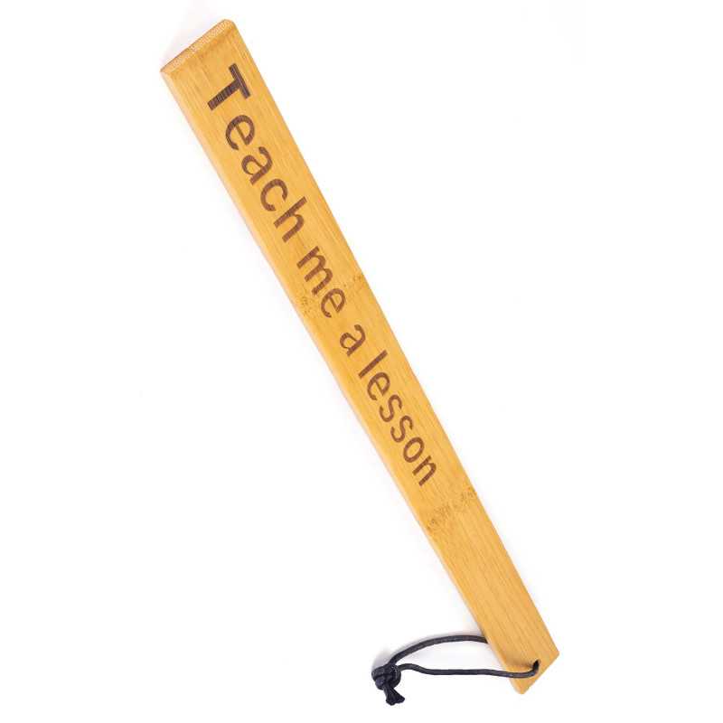 Intime-et-Sens Loveshop 89 Paddle Bambou "Teach Me A Lesson"