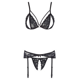 Intime-et-Sens Loveshop 89 Ensemble Dentelle Noire Soutien