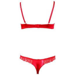 Intime-et-Sens Loveshop 89 Ensemble Dentelle Rouge Soutien