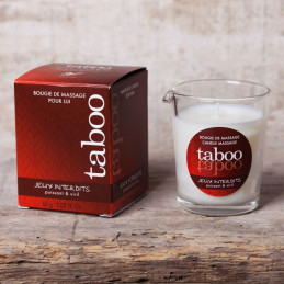 Intime-et-Sens Loveshop 89 Taboo Bougie Massage Pour Lui Jeux