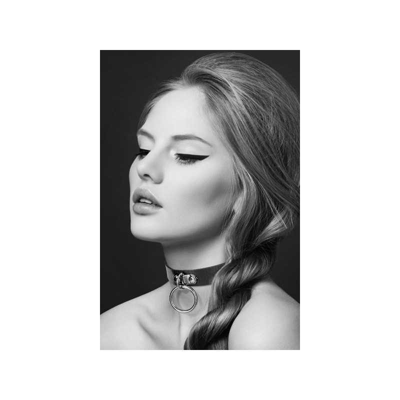 Intime-et-Sens Loveshop 89 Collier Ras de Cou Anneau Argenté et