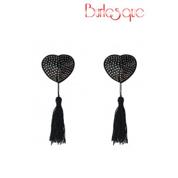 Intime-et-Sens Loveshop 89 Nipple Evans Coeur Noir à Pompon et