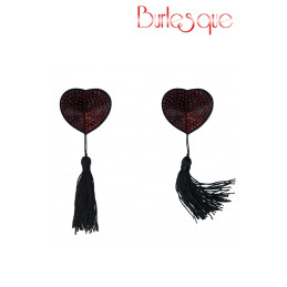 Intime-et-Sens Loveshop 89 Nipple Evans Coeur Noir à Pompon et