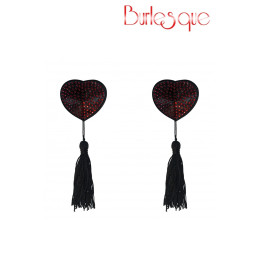 Intime-et-Sens Loveshop 89 Nipple Evans Coeur Noir à Pompon et