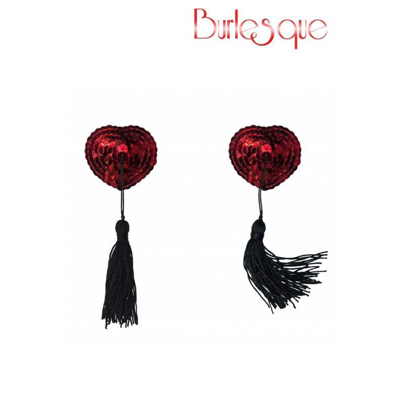 Intime-et-Sens Loveshop 89 Nipple Gipsy Coeur Sequin et Pompon
