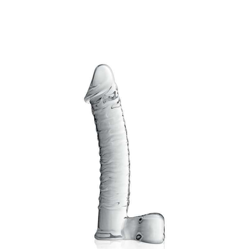 Intime-et-Sens Loveshop 89 Gode avec Testicules en Verre N°15