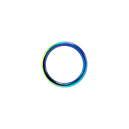 Intime-et-Sens Loveshop 89 Cockring Rainbow Large Anneau Acier