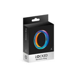 Intime-et-Sens Loveshop 89 Cockring Rainbow Large Anneau Acier