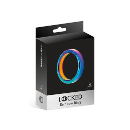 Intime-et-Sens Loveshop 89 Cockring Rainbow Large Anneau Acier