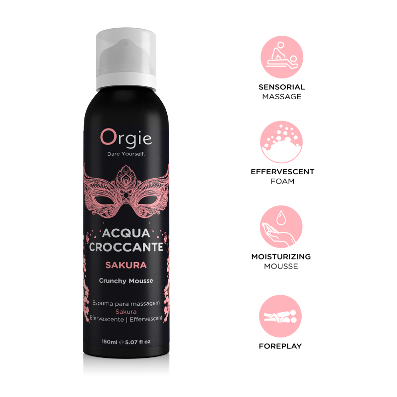 Intime-et-Sens Loveshop 89 Acqua Croccante Massage Mousse