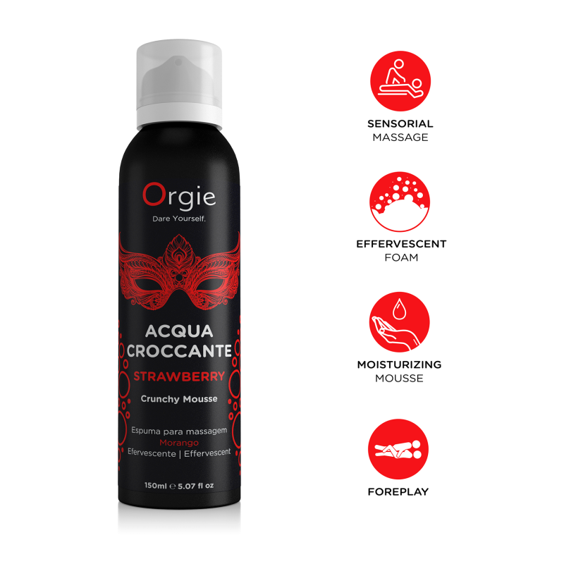 Intime-et-Sens Loveshop 89 Acqua Croccante Massage Mousse