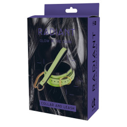 Intime-et-Sens Loveshop 89 Collier Et Laisse Simili Cuir