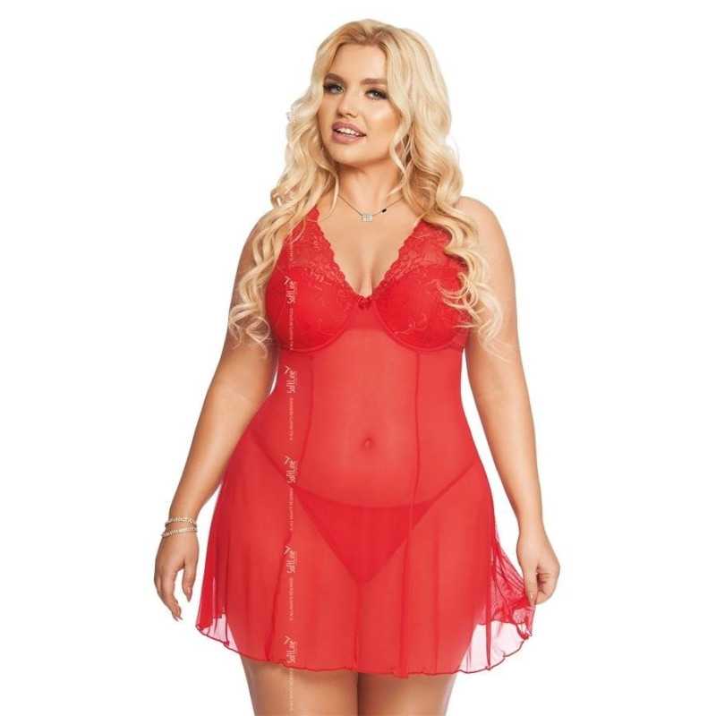 Intime-et-Sens Loveshop 89 Berta Nuisette évasée Grande Taille