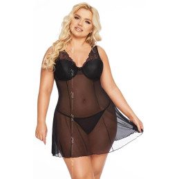 Intime-et-Sens Loveshop 89 Berta Nuisette évasée Grande Taille