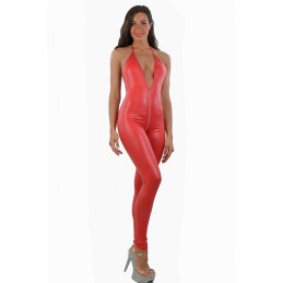 Intime-et-Sens Loveshop 89 Combinaison Wetlook Zip Intégral
