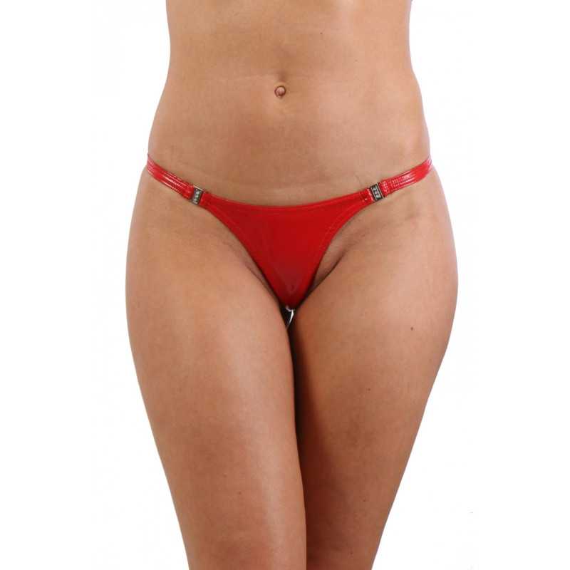 Intime-et-Sens Loveshop 89 String Vinyle Détachable Cotés